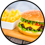 CLASSIC BURGER WITH SIDE