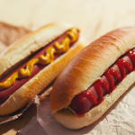 foot long hot dog with side